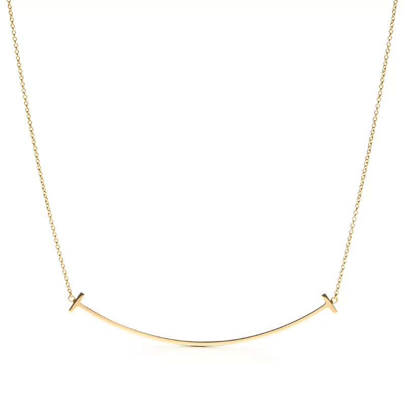 Smile Pendant in Yellow Gold, Small